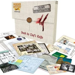 Top 10 💯 Crime Investigation Detective Stories Death by Chef's Knife Murder Mystery Party Game ❤️