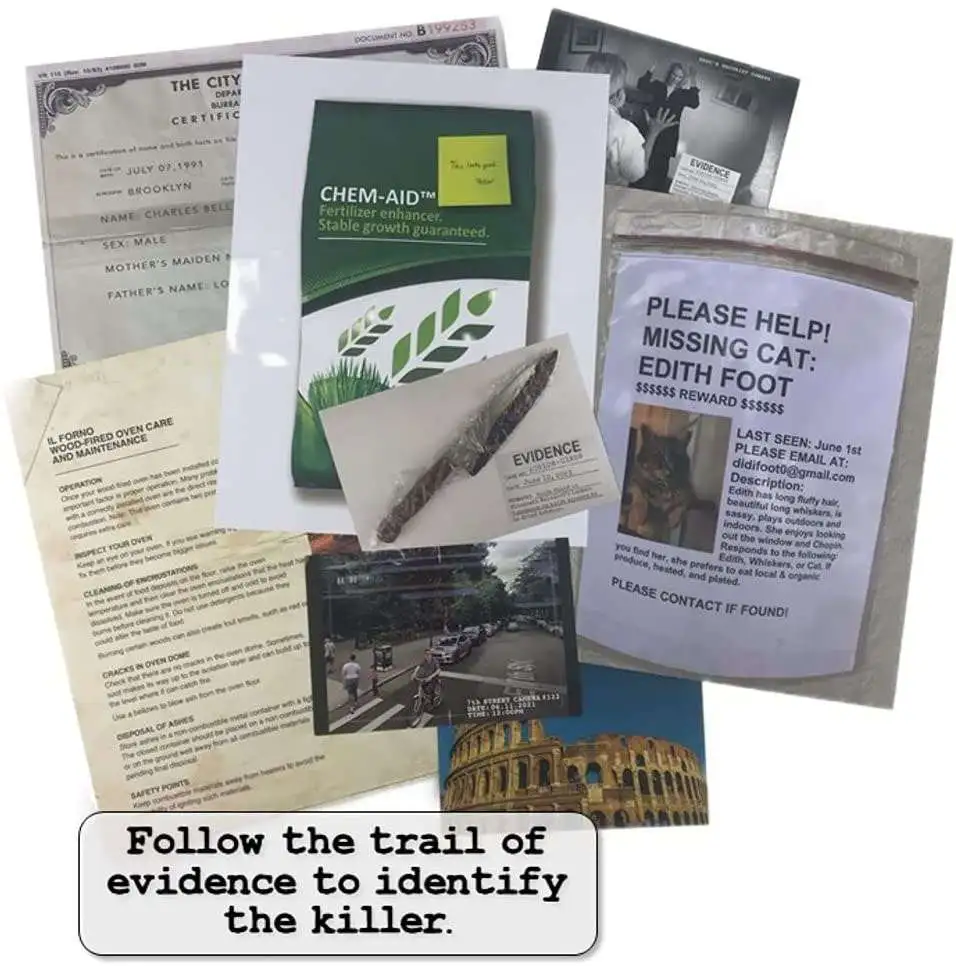 Top 10 đŻ Crime Investigation Detective Stories Death by Chef's Knife Murder Mystery Party Game â¤ď¸ 2 Top 10 đŻ Crime Investigation Detective Stories Death by Chef's Knife Murder Mystery Party Game â¤ď¸ - Image 2