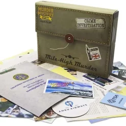 Discount 🧨 Crime Investigation Detective Stories Mile-High Murder Murder Mystery Party Game ✨