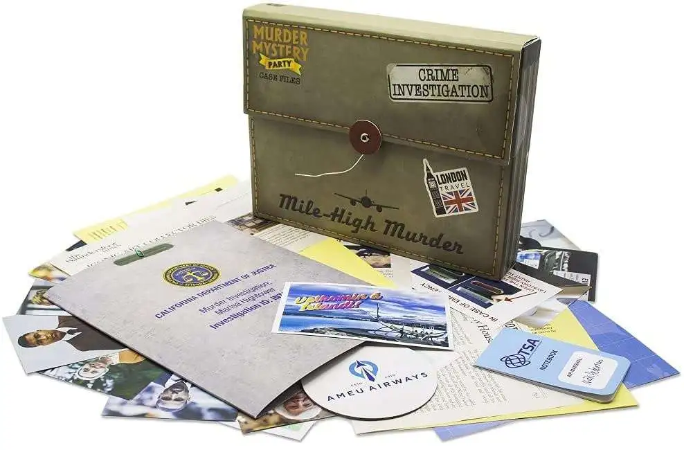 Discount 𧨠Crime Investigation Detective Stories Mile-High Murder Murder Mystery Party Game ⨠1 Discount 𧨠Crime Investigation Detective Stories Mile-High Murder Murder Mystery Party Game â¨