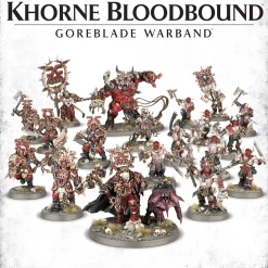 Hot Sale 🌟 Warhammer Age of Sigmar Grand Alliance Chaos Khorne Bloodbound Goreblade Warband 👍