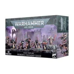 Brand new 🎁 Warhammer 40,000 Black Tempars Primarius Crusader Squad Miniatures ❤️