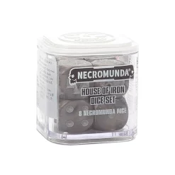 Discount 💯 Warhammer 40,000 Necromunda: Underhive House of Iron 16mm Dice Set [8ct] 🧨