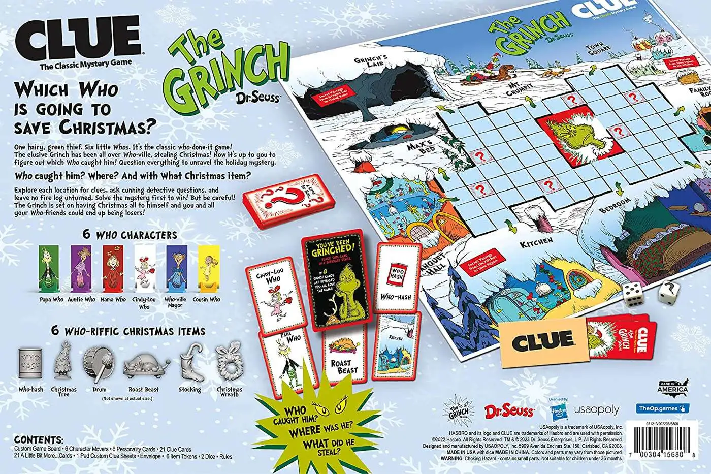 Hot Sale ✨ Clue The Grinch Board Game ⭐ 5 Hot Sale ✨ Clue The Grinch Board Game ⭐ - Image 5