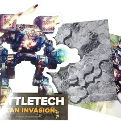 Wholesale 🔔 BattleTech Clan Invasion Retail Field Kit [Standee, Poster & Map] 👏