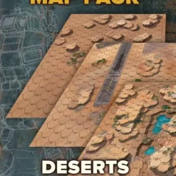 Buy 😉 BattleTech Deserts 6 Two-Sided Paper Map Sheets ⭐
