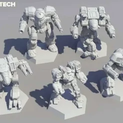 Cheap 🔥 BattleTech Clan Support Star Miniature Set #35726 🔔