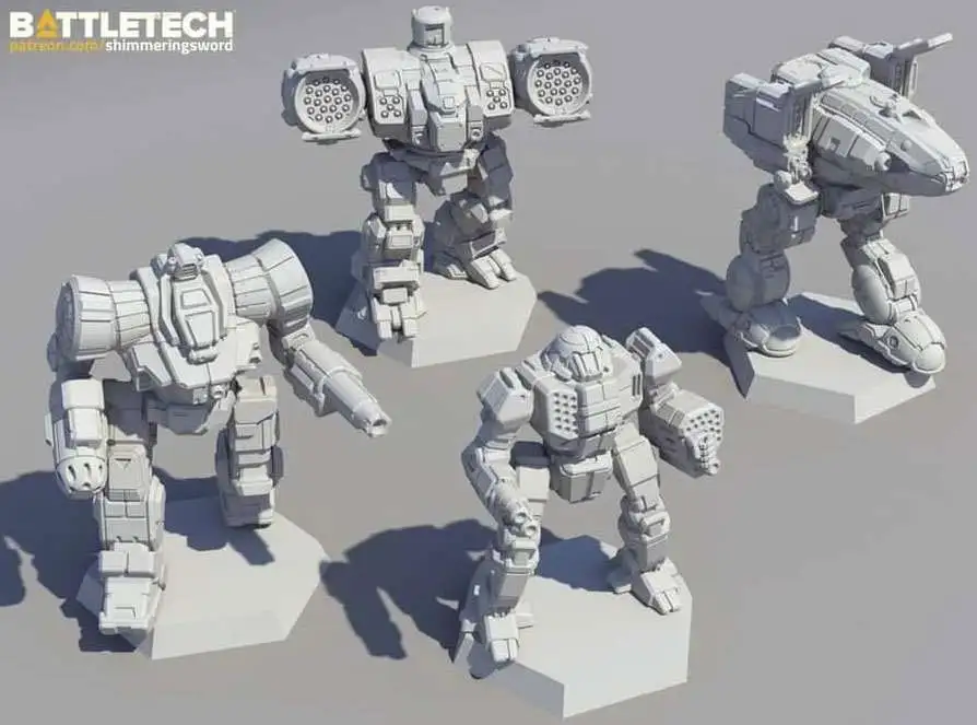 Best Pirce â BattleTech Inner Sphere Fire Lance Miniature Set #35731 đ 1 Best Pirce â BattleTech Inner Sphere Fire Lance Miniature Set #35731 đ