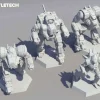 Cheap ⌛ BattleTech Inner Sphere Support Lance Miniature Set #35736 🧨