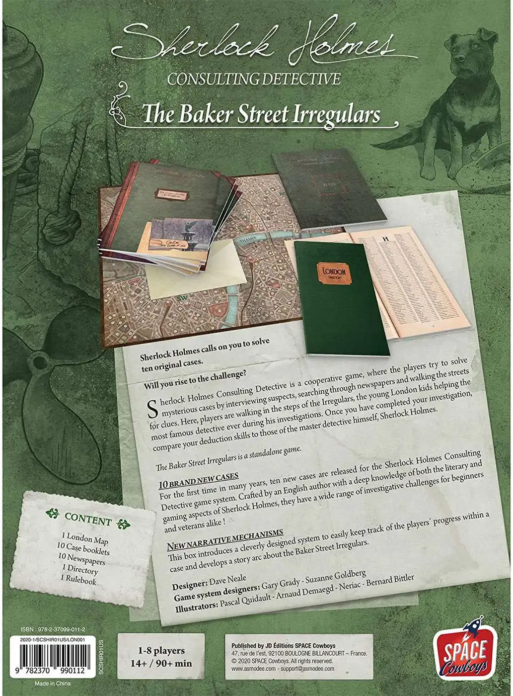 Best Pirce โจ Sherlock Holmes Consulting Detective Baker Street Irregulars Board Game ๐ 4 Best Pirce โจ Sherlock Holmes Consulting Detective Baker Street Irregulars Board Game ๐ - Image 4