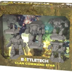 Discount ⭐ BattleTech Clan Command Star Miniature Set 😀