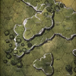 Brand new 🌟 BattleTech Grasslands / Desert #3 Paper Full-Color Double-Sided Map [18" x 22"] ❤️