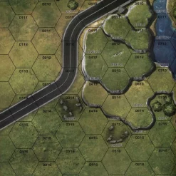 Best Sale 🎉 BattleTech Grasslands / Desert #2 Paper Full-Color Double-Sided Map [18" x 22"] 🥰