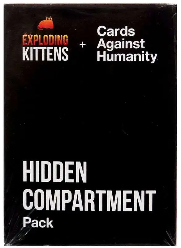 Outlet ✔️ Cards Against Humanity Exploding Kittens Hidden Compartment Pack ✔️ 1 Outlet ✔️ Cards Against Humanity Exploding Kittens Hidden Compartment Pack ✔️