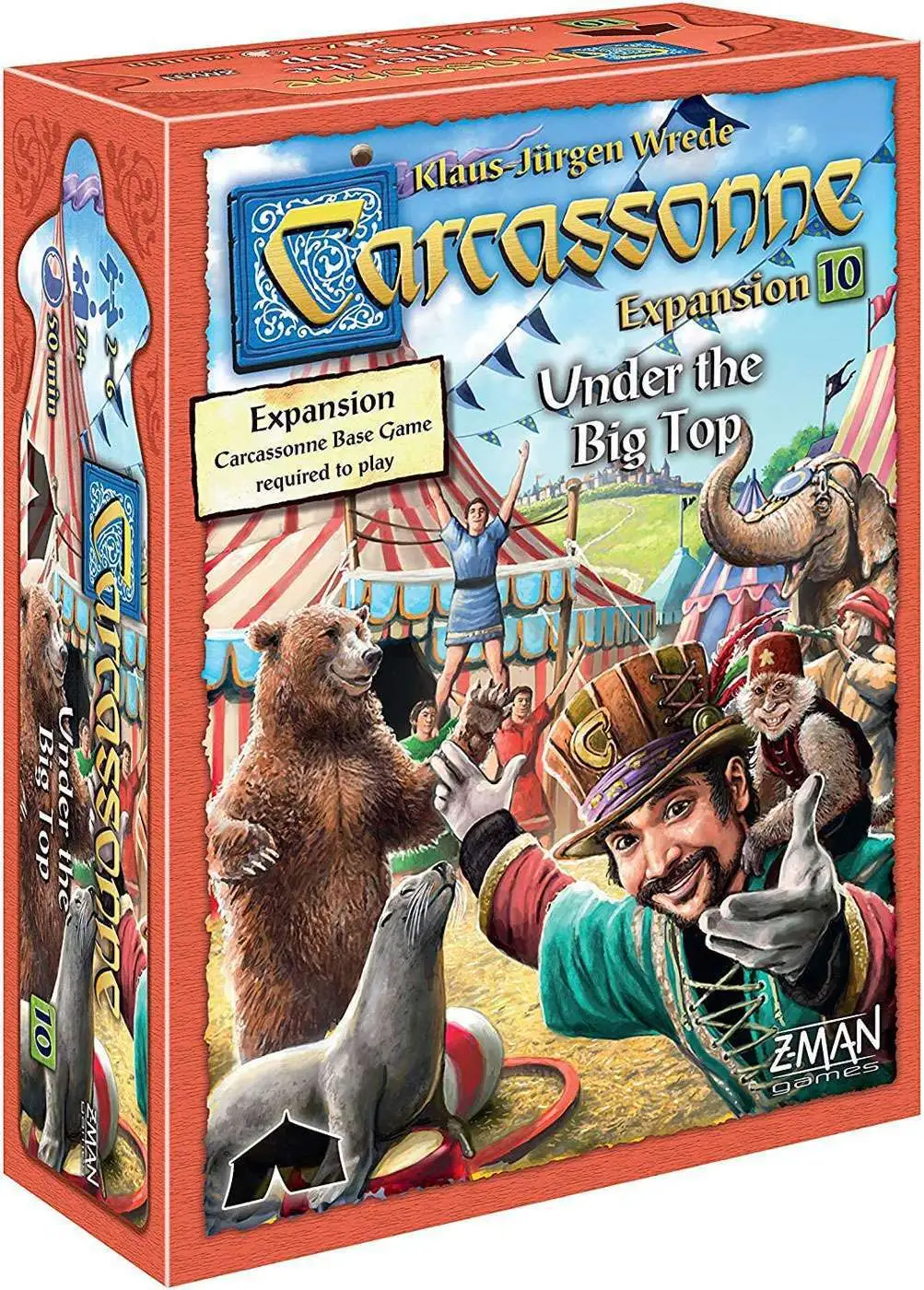 New ๐ Carcassonne Under the Big Top Board Game Expansion ๐ 1 New ๐ Carcassonne Under the Big Top Board Game Expansion ๐