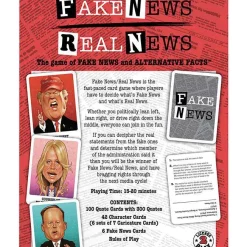 Cheapest ⌛ Fake News Real News Card Game [Nonpartisan Political Game!] 💯 -Board Games Shop fakenewsrealnews inset2