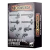 Deals 😍 Warhammer 40,000 Necromunda: Underhive Goliath Weapons & Upgrades Miniature Set 🔔