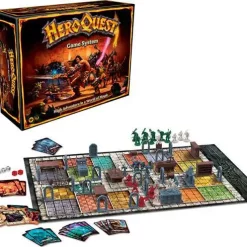 New 💯 Heroquest Hero Quest Game System Board Game [70+ Miniatures!] ❤️