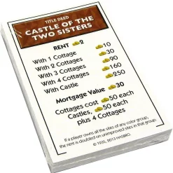 Cheap 😀 My Little Pony Monopoloy Parts 28 Deed Cards 1.5-Inch [Loose] 😀