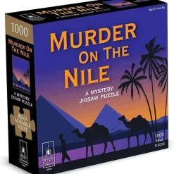 Best Sale 🌟 Murder Mystery Party Game Murder on the Nile Classic Mystery Jigsaw Puzzle 🧨