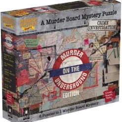 Budget 👍 Crime Investigation Detective Stories Murder on the Underground Murder Mystery Party Game ✔️