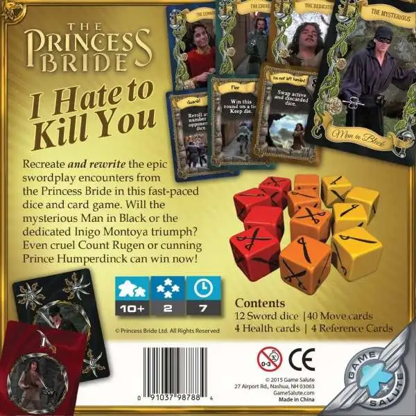 New 𧨠The Princess Bride I Hate To Kill You â 2 New 𧨠The Princess Bride I Hate To Kill You â - Image 2