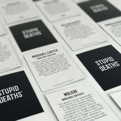 Outlet 🤩 Stupid Deaths Party Board Game 🌟 -Board Games Shop stupiddeaths inset3