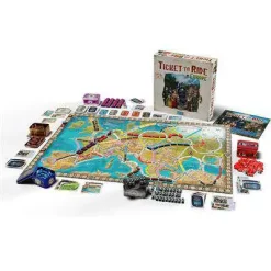Hot Sale 🛒 Ticket to Ride Europe 15th Anniversary Board Game ✔️ -Board Games Shop ticketotrideeuropeanniversary inset3