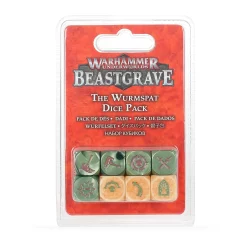 Discount 🛒 Warhammer Age of Sigmar Warhammer Underworlds: Beastgrave The Wurmspat Dice Pack 🧨
