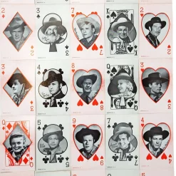 Hot Sale 🎁 Playing Cards Vintage Western Film Star Playing Card Deck [51 Cards] 🔥 -Board Games Shop vintagewesterncards inset2