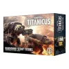 Brand new ⭐ Adeptus Titanicus Warhound Scout Titans ✨