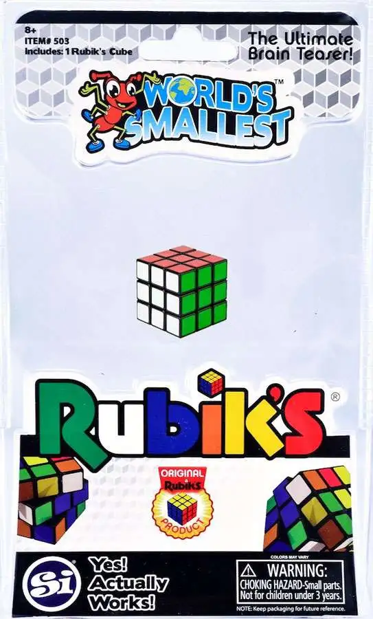 Deals ๐ World's Smallest Rubik's Cube Puzzle Toy ๐ 1 Deals ๐ World's Smallest Rubik's Cube Puzzle Toy ๐