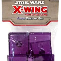 Cheapest 🎁 Star Wars X-Wing Miniatures Game Purple Base & Pegs Pack 🎁