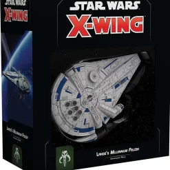 Budget 🔔 Star Wars X-Wing Miniatures Game Lando's Millenium Falcon Expansion Pack [2nd Edition] 🤩